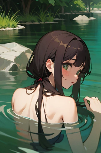Cute swimwear,Third grade little girl