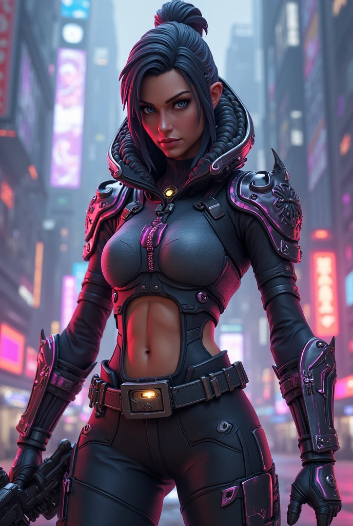 hyper realistic, highly detailed face, beautiful skin, freckles, beautiful makeup, deep crystal clear blue eyes, vibrant multi colored hair, perfect abs, amazing aesthetics, biomechanical flesh, ((crouching)), closed fists, fighting pose, posing in a fighting stance, blushing, happy, highly detailed cute chibi (final fantasy) young adult, extremely detailed face, vampire fangs, baggy hoodie, hip hop clothing, baggy sweatpants, blood dripping from mouth, shy, playful, full body, highly detailed dilapidated city scape background, midnight, well lit, cinematic lighting, electronic lights in the background, highly detailed background, (<CharTurner>:0.3), hyper realistic, photo realistic, realistic skin texture, solo, trending on artstation, octane render, unreal engine 5, galactic civilization gfred, microworlds planet, digital graphic sticker design, Vector art, thick black outline, _myth_, Vibrant Colors, highly detailed, printed on a sheet of paper, subject kept within the border, isometric, style <all-rings-albuns>::0.5 <dan-mumford>::0.75