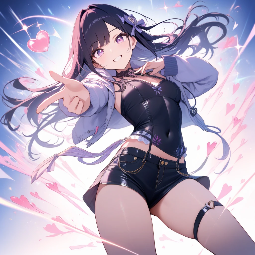 Beautiful illustrations, highest quality, Cute Woman、Clear Face、blush、Perfect hands、Thighs、(Perfect Face:1.1), Beauty、Large Breasts、Dark Skin、uniform、Sailor suit