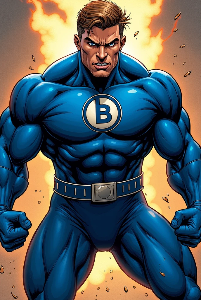 Danny Phantom and Dash Baxter, football field, ghost, hypnosis, jock, conversion, locker room hallway, hyper muscles, jockstrap, bro, meathead, hypnotized, brainwashed, brainwashing, big dumb jock, football. Glowing blue eyes. Hyper crotch bulge. Massive bulging crotch. Big balls. Big biceps. Big triceps. Big traps. Broad shoulders. Big meaty pecs. Big thighs. Thick glutes. Hyper muscles. crew cut. Football team assimilation. Well endowed. Clothes turning into Casper High School football uniform. Football pads. Shoulder pads. Chest plate. Danny Fenton looks shocked and gradually transitions to a dull vapid expression instead as his eyes glow. Fellow football players lay gloved hands on his shoulder pads. "Gah! What happened to me? I look like a—! Like a ... BIG ... DUMB ... JOCK...." Open mouth. Blank stare. Touching a swollen crotch. digital painting. Very detailed. Vapid stare. Dumber and dumber. Brain drain. Dash Baxter smirks and says, "That's because that is what you are now, Fenton. You're gonna be just like us. And you're gonna love every minute of it." Danny replies, "Love ... being ... a jock.... Big ... dumb ... studly ... football jock.... Must protect the Quarterback.... Fucking dumb jock.... Must ... protect ... Dash...." Dash Baxter smirks. "That's right, Fenton. The lineman protects the quarterback. You're MY lineman now. So fall in, Fenton, like a good fucking dumb jock." Danny replies, "Yes, Dash. Falling in.... Your jock .... Must ... obey.... I ... must obey...."