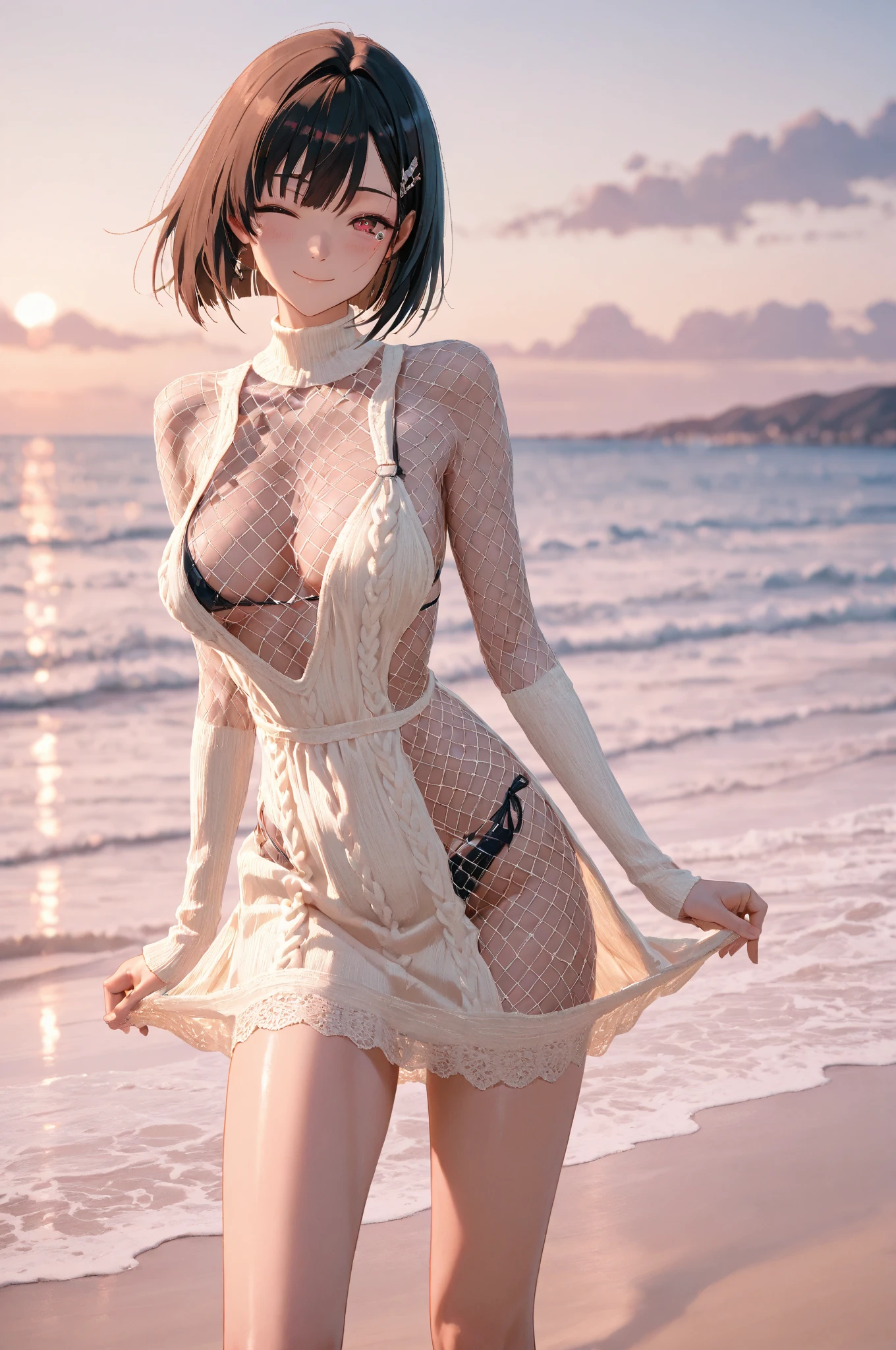 (RAW photo:1.2),(photorealistic:1.4),(masterpiece:1.3),(best quality:1.4),ultra high res,
dreamlike,scenery,1girl,
solo focus,full body,
(detailed eyes),(detailed facial features), (detailed clothes features),
skin tight, (shiny skin),(slender girl),(slim girl),
(1girl,solo),<lora:virtualgirlRin_v30:0.25>,VirtualGirl-Rin, happy, smile, (small breasts), bangs, bob hair, short hair, brown hair, brown eyes, black choker,
long loose revealing dress, loose dress,White gloves,high-heeled shoes, outdoors,cherry blossom,