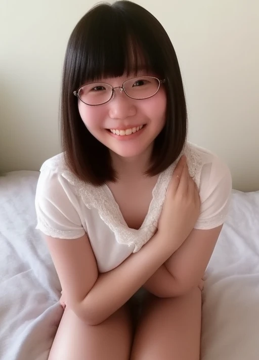 (supreme masterpiece)、8k,highest quality, Ultra-detailed,NSFW、Ultra-high resolution、real、Japanese Girls、The very youngest: under 12 years old、Junior high school 1st grade、(((Completely naked))、(Super authentic)、(Young beautiful girl popular idol face)、Realistic、Soft real  skin、Innocent young smile、Small young breasts、Small young children、Real 、club activities、locker room、(((Invitation in bed、Show me your whole body、Legs apart))、OK、Immature whole body、No correction、((A pure and innocent flawless  girl))、(Gorgeous young 、Being in reality)、Little little face、Sakamichi Group、youth、((A younger, more flawless, elementary school girl)、Flawless、Ultra high quality、Best ever、Ultra-detailed Lolita、pure and innocent、A cute, youthful face、Accurate whole body photography、More realistic、((Really, I&#39;m immature and younger.、gem、Under elementary school age、doll likeness 、True to reality、The best of quiet innocence))、Every detail、Committed to maximum realism、Carefully crafted, dynamic expressions、Exclusive invitation、A super-young, super-loli look with attention to detail、((Real details of a young, small, quiet, middle school virgin and sex、Extremely realistic、((Realistic details（(More with young middle school girls)、(Accurately detailed   body、More and more real Japanese junior high school１Grade、