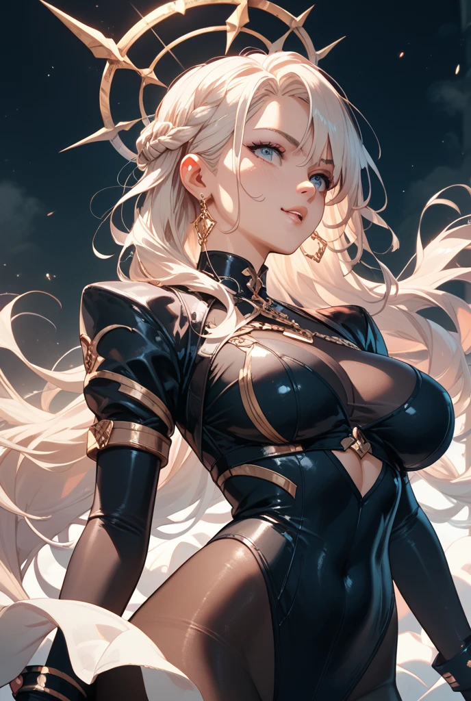 NSFW,official art, unity 8k wallpaper, Super detailed, masterpiece, highest quality, 1 female, (very detailed),(Raw photo、highest quality)、super detailed skin 、Statuesque、 high detail、Japanese, (very detailed肌:1.2)、dynamic angle, cowboy shot, 超A high resolution, 8K , film grain, Fine skin texture, detailed face, small face, intricate details, Super detailed, shine, please reconsider、 beautiful face、25 year old beautiful girl、shiny skin ,(oily skin) ,dark brown skin , top less、((large breasts)), slender,see-through micro panties,((cameltoe)) , (white hair) , leaning back, bottomless ,