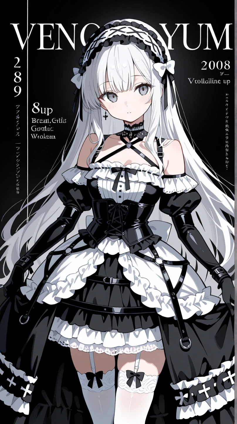 1 person、solo、angelSMT、Long Hair、Blindfold、Blindfold、Lock、first round、Angel's wing、Bondage Costume、Underbust、Black shorts