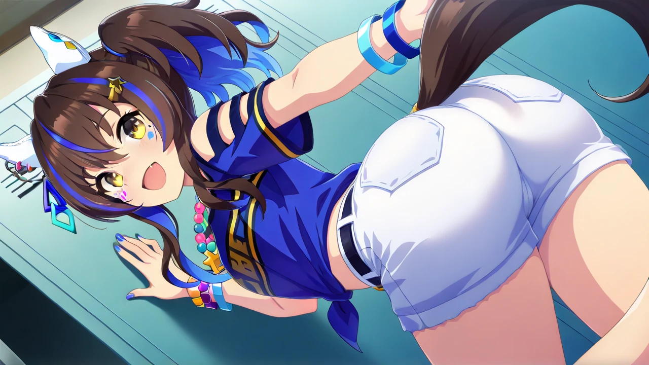 Bleachers Cheerleaders Sex with men Penis insertion   　Cramp　Dirty eyes, cool expression, blank expression, double V sign, wet crotch、Love juice, climax, legs shaking、A lot of people with semen overflowing from their pussies