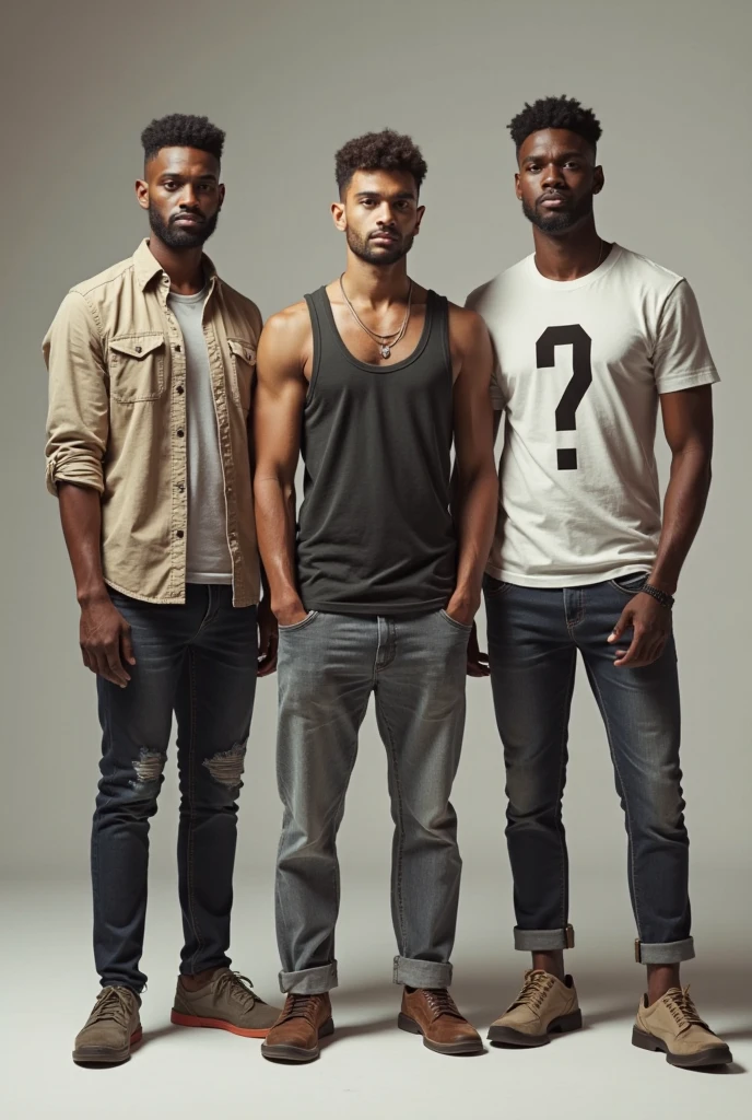 Group of 6 black guys in a store with their pants down showing their boxers 
[serious faces] [natural light] [big package] [boxers blancos] [alley]