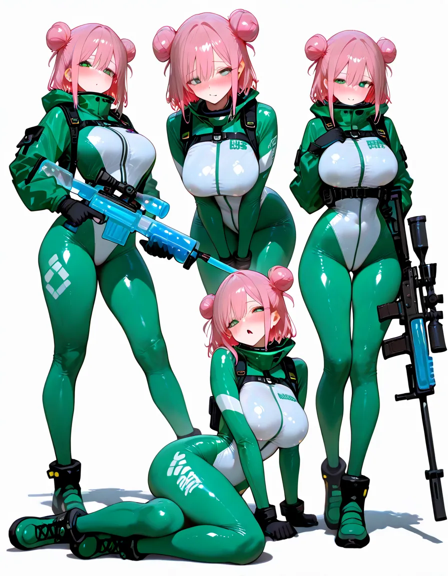 4 ragazze diverse viste da dietro,ass support,guardandole da dietro,grande culo,grandi tette,felice di stare con te,enorme culo,enormi tette,ultra-highres, ultra-detailed, best quality,perfect hands,4 ragazze,Helldivers 2 troops girls,