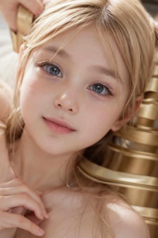 Transparent, radiant skin、Gloss Face、Cheek gloss、20 years old cute sexy little beautiful face、Very beautiful bright straight super long blonde hair、Beautiful long bangs、Very beautiful pale sky blue eyes、Very big eyes、Sexy face hiding hair、too long straight blonde hair、Sexy and cute young woman、super long blonde shining bright hair、The most beautiful girl in the world、Small Face Beauty、Leg Shot