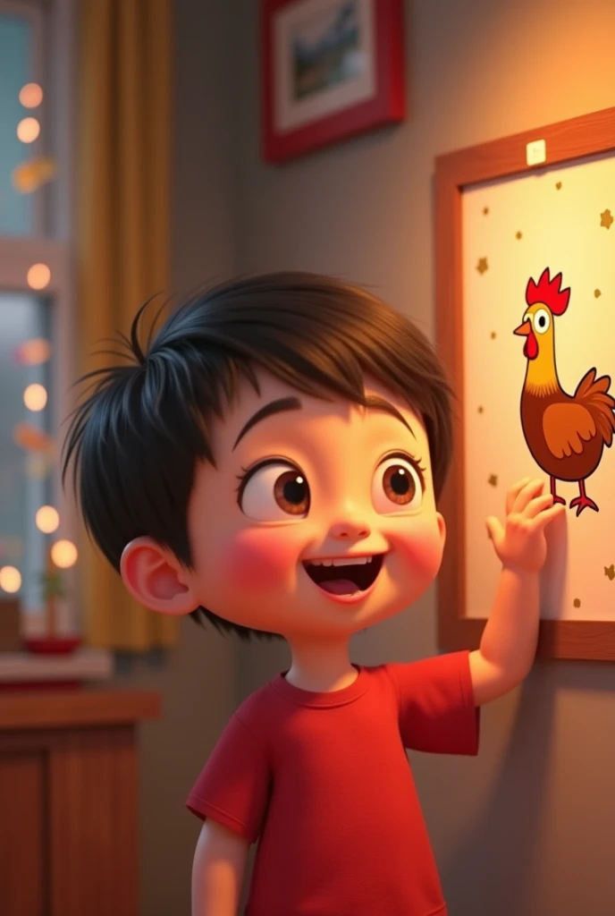 A ???,Turky bird,warm in fire