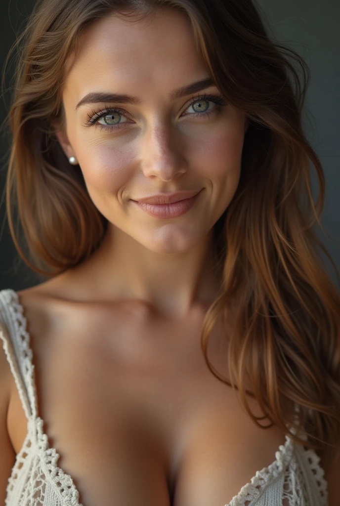 Woman, 22 tears old, american, brown hair, long hair, in public, showing her breast