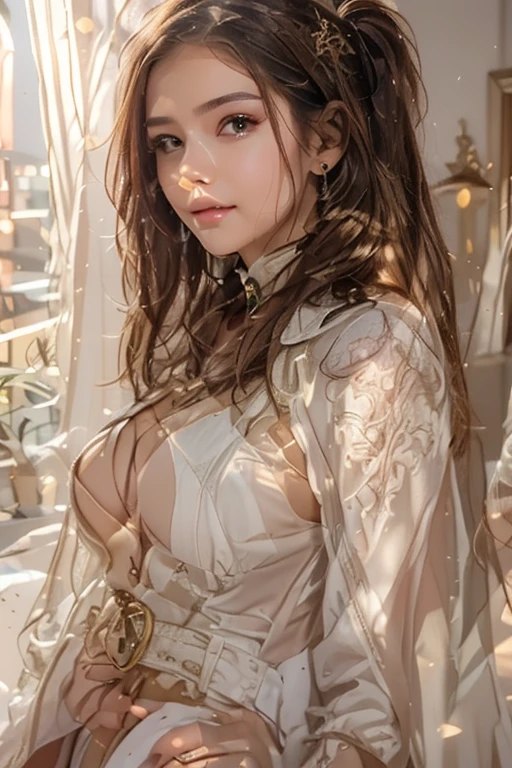 One woman、NSFW,Navel,Naked,lightsmile,top-quality