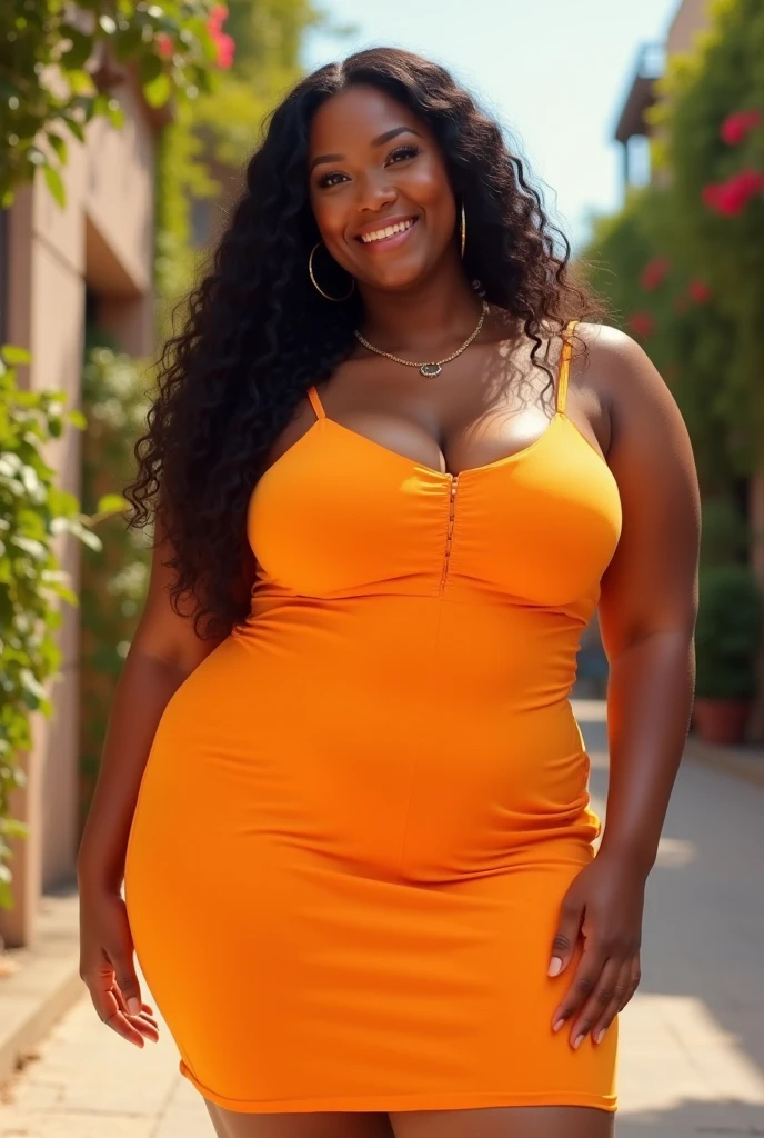 Sexy and fat woman