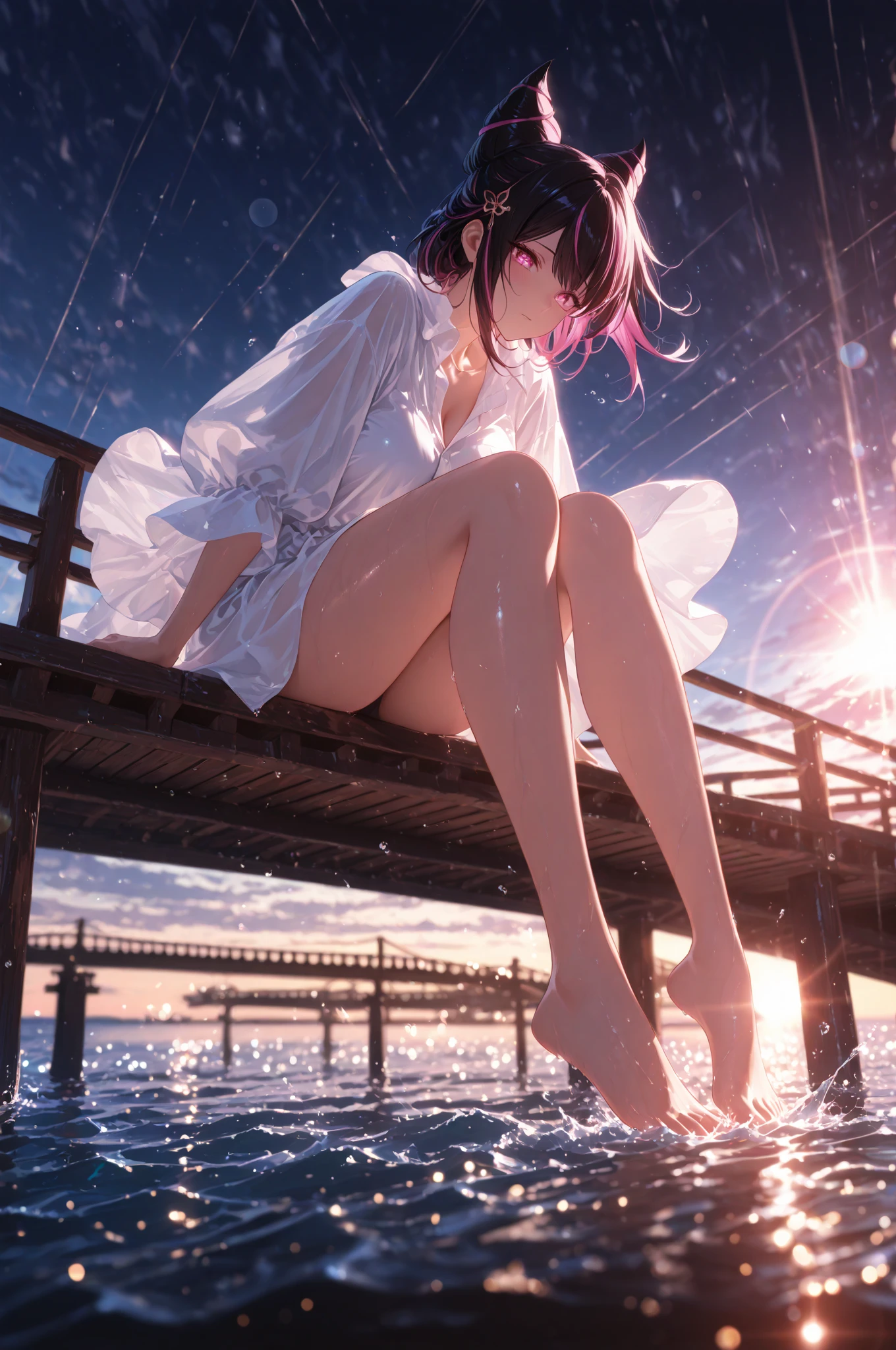 A full body image of a person, showing cracks in their reflection. Their eyes convey both fear and determination. The background is shadowy, with a faint light emerging, symbolizing hope. The person’s expression suggests they are on the verge of speaking out, ready to break the silence.