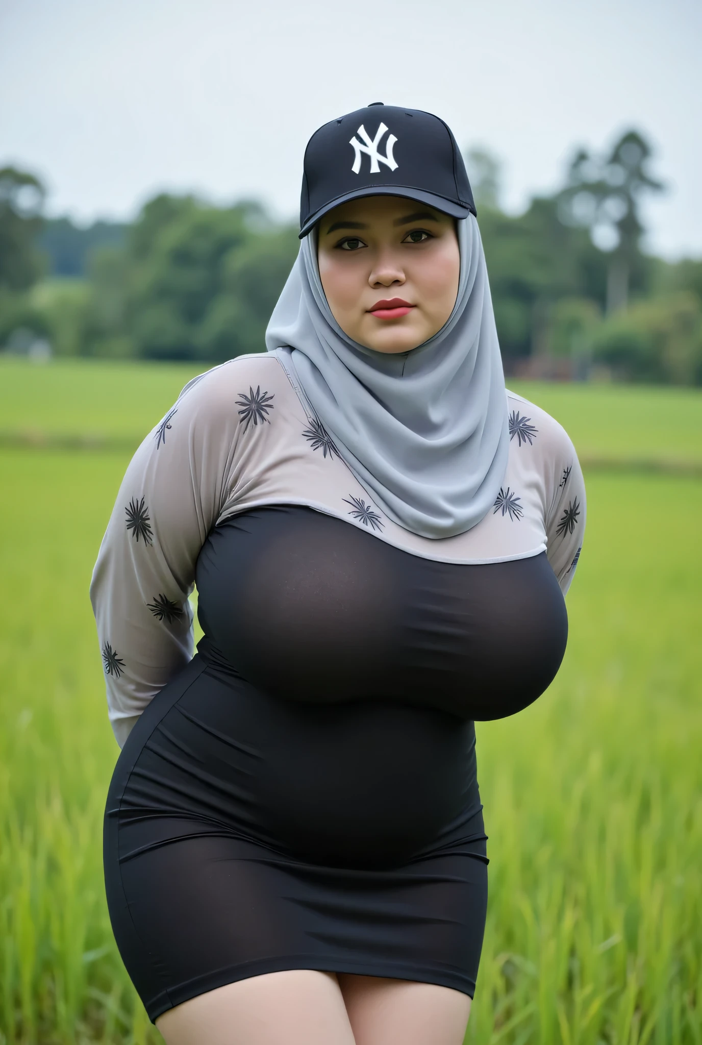 ((PENCIL HOTPANTS)), adorable, 1 girl, (face to face), , baby face, happy, medium portrait, (face details: 1), (eye details:1), ((naked big breasts)). wearing ((CROPPED SHIRT)) Cute posed. proportional body. Ultra High Res. realistic: 1.4, UHD, poke ((HIJAB STYLISH style)) , (Gigantic:1.7), ((Arm Muscles:1.3))