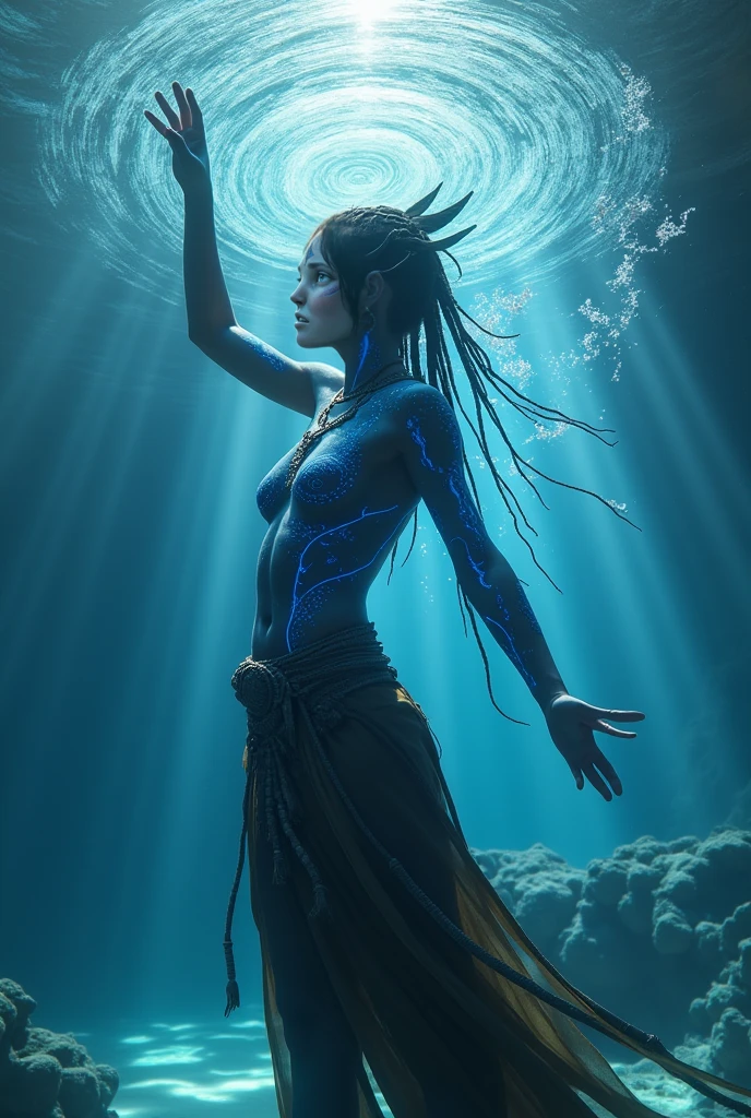 nsfw, photo from the rear, backshot, fantasy art, dnd art, RPG art, drkfntasy wide shot, (masterpiece: 1.4) portrait, intense details, highly detailed, photorealistic, best quality, highres, glowing particle portrait a nude vedalken female (fantasy art, Masterpiece, best quality: 1.3) (blue skin, white nipples, white pubic hair: 1.5), intense details facial details, exquisite beauty, (fantasy art, Masterpiece, best quality)cleric, (blue colored skin: 1.5) blue skinned female, (white hair: 1.3), long hair, intense green eye, fantasy art, Masterpiece, best quality) armed a glowing yellow magic symbolled mace, nude (white nipples, white pubic hair: 1.3) naked, breasts exposed, wet, (standing at the base of a beautiful waterfall :1.3), wearing glowing holy symbol GLOWING EARRINGS, exposed vagina, reflection light, high details, best quality, 16k, [ultra detailed], masterpiece, best quality, (extremely detailed), close up, ultra wide shot, photorealistic, RAW, fantasy art, dnd art, fantasy art, realistic art,