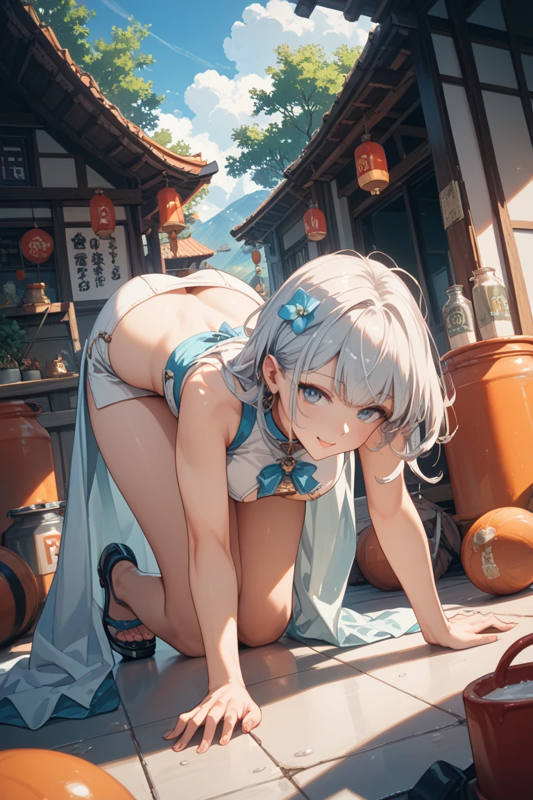 (masterpiece1.5),hyper quality, Hyper Detailed,Perfect drawing,NFSW、Beautuful Women、lustrous beautiful skin、Gentle smile、(((beautiful outfit)))、(((Luxury panties)))、3D、16K illustrations、((clearface))、Hi-Res、nice background、beatiful backgrounds、spot light、(((Detailed drawing)))、Perfect Beautiful Girl、(((Perfect Photo)))