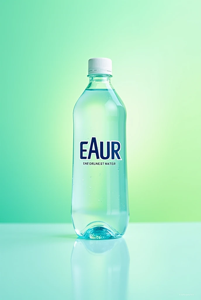 A WHITE, with dark brown eyes and brown wavy hair,with a shirt written: “ANA BEATRIZ” next to a bottle of drinking water with a banner saying: “SWELL”