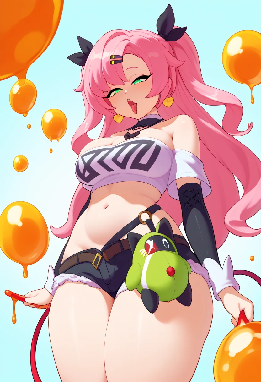uma gostosa peituda e com bunda grande pelada com cara de ahegao