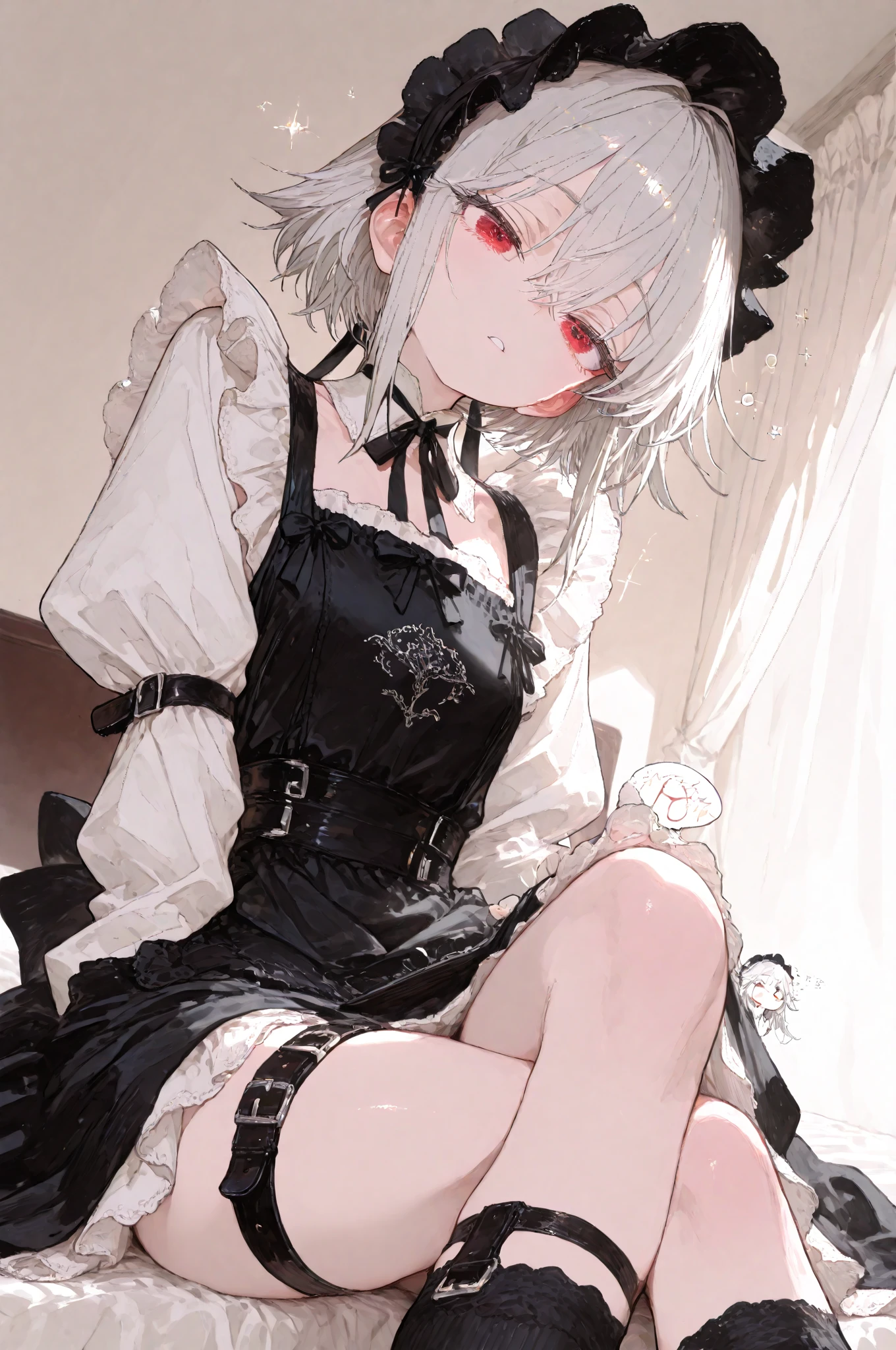 (masterpiece, best quality), 1girl, solo, ghost, night
<lora:chiyuuVR_all:0.6>, chiyuu-dress, hair flower