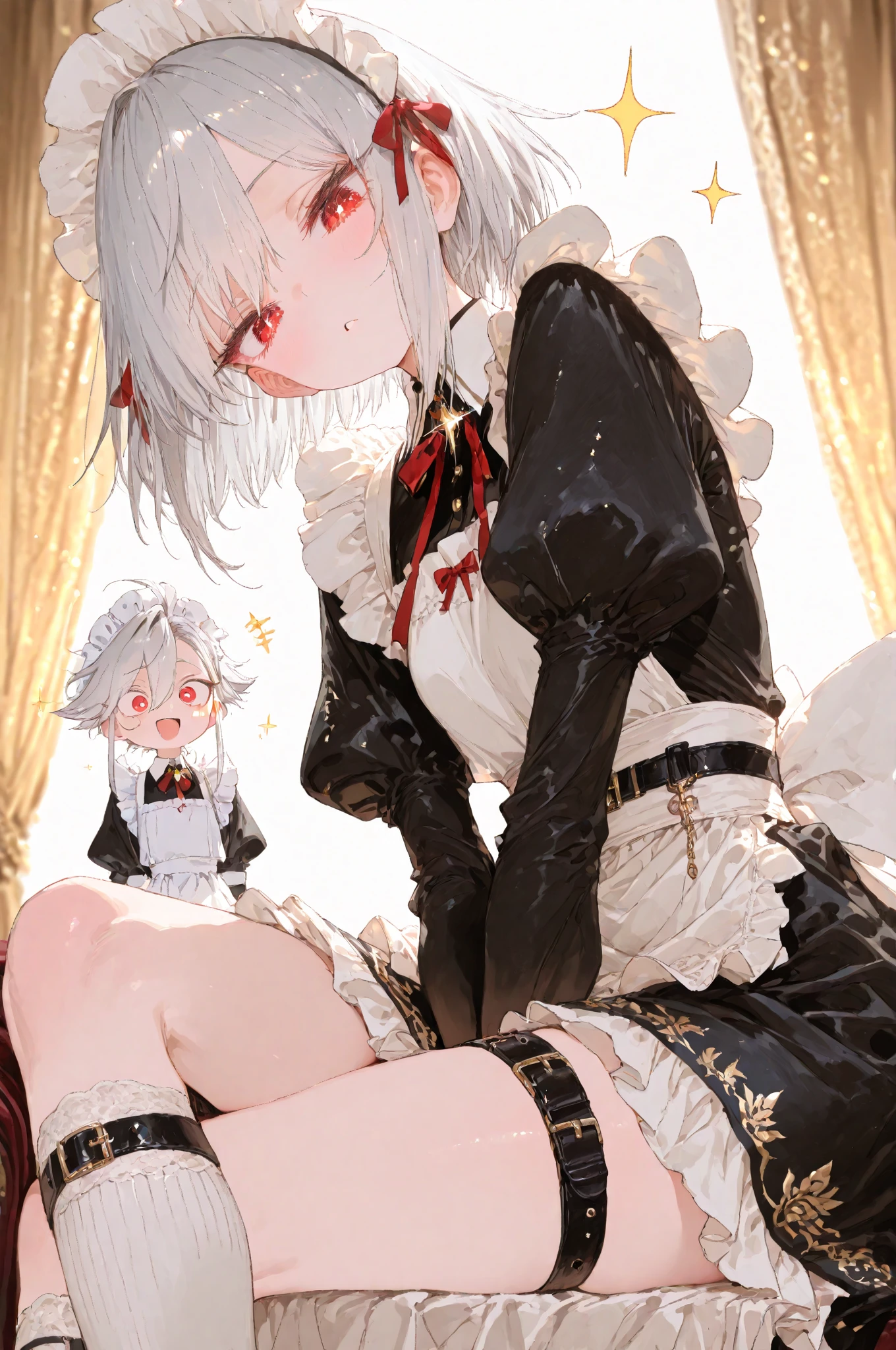 , doggy, sex act, nipple, Frayed dress