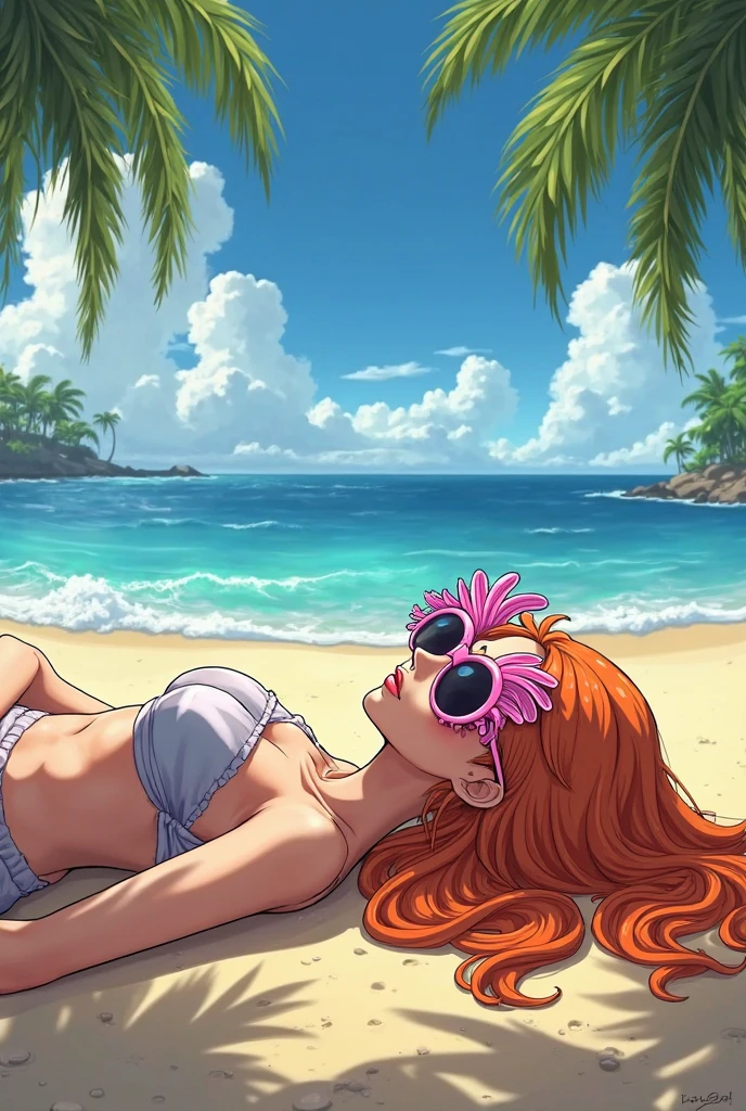 legs spread <lora:Penny:1> penny, medium breast, sea, sand, blue sky, tropical island background, friendly smile, looking at viewer, (exhausted:1.4), mouth open,
(masterpiece:1.2), (highly detailed:1.2), (intricate:1.2), (best quality:1.2),(8k:1.2),
cinematic light, vivid colors