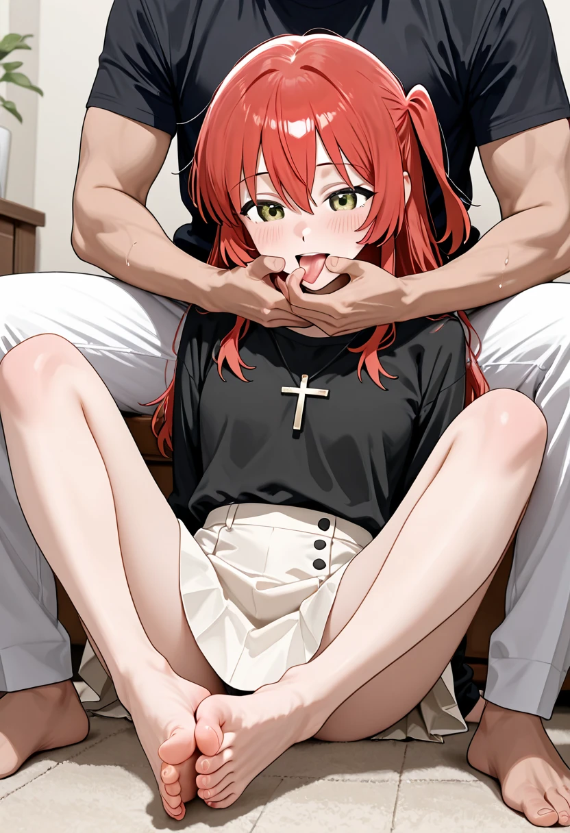 {artoria pendragon_fate ubw:1.15},(((dark red hair:1.5))), ((detail beautiful dark blue _eyes:1.5)), , ((Strong light )) , ((1 very tall girl:1.6)),, alone,((very surprised eyes, eyes widen:1.8)), (((looking at another , one’s eyes wandering :1.7))), hair between eyes,,, bare shoulders,, cleavage, thighhighs, ((( very long straight hair:1.5 ))), ((topless :1.8)) , beautiful light, , close up face:0.7, detail navel , detail thin thigs, , ((Legs trembling:1.8)),
((kneeling on red liquid:1.8)), ((( trouble eyebrow ))), break ,((nude:1.7)) ,
nsfw,(ecstasy:1.8) ,(slut:1.6),(vulgarity:1.7),(fucked silly:1.8),(steam:1.5),(wet:1.8),(trembling:1.5),(((Twisting the body:1.5))) ,(drooling:0.6),(sweat:1.5),closed mouth:0.8, wince,(orgasm:1.7), trembling:1.8, beautiful upper body, Beautiful body, beautiful character design, perfect eyes, Perfect face, expressive eyes, ,(church:1.5),in the center of the image, official art,High Definition CG Unity, Perfect lit, bright_front_face_lit, ,(Highest_quality:1.0),4k,Super detailed, photograph, 8K, nffsw, High resolution, absurd:1.2, kodak portrait 400, film grain, Lens flare, (lively_color:1.2) (beautiful, large breasts:1.4), (beautiful_face:1.3),(narrow_waist),((blush)), ((detail nipple)),,saber, dress,