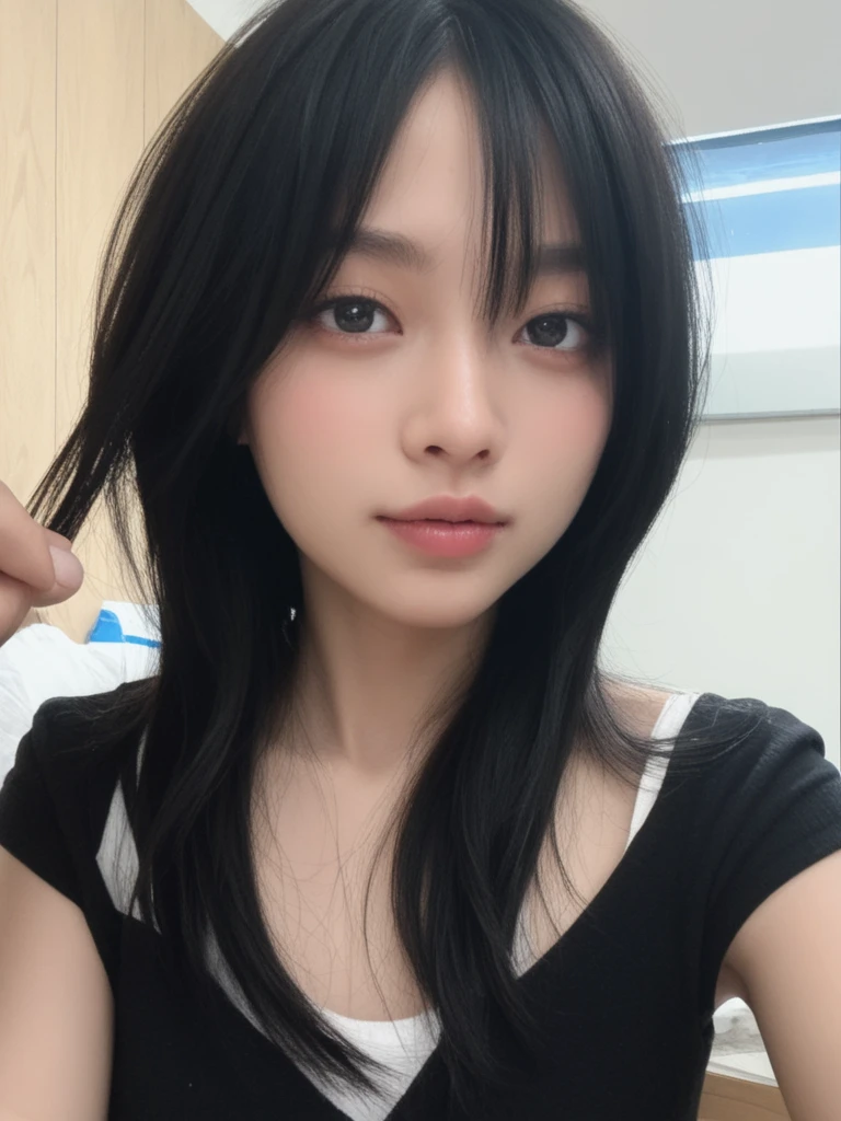 there is a woman sitting on a couch with a cell phone, 2 7 years old, 30 year-old woman, 3 0 years old woman, 2 9 years old, 2 8 years old, mai anh tran, dang my linh, With long hair, 3 2 - year - old, 38 years old, nivanh chanthara, with short hair
