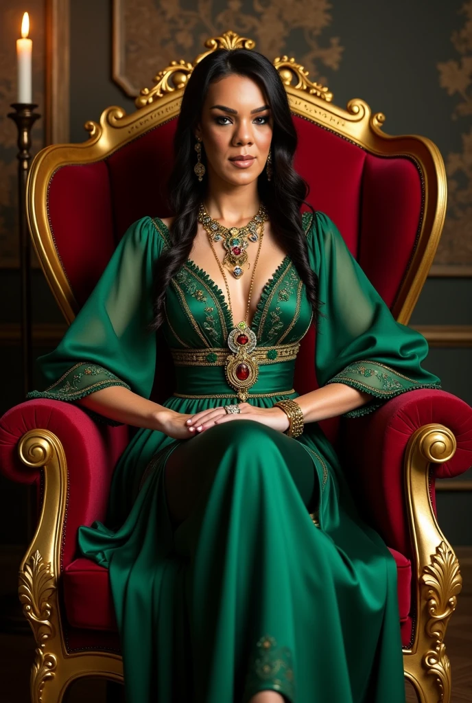 Wearing full body cover Academic regalia wealthy sri lankan average beautiful girl(big breasts and butt) sit in chair