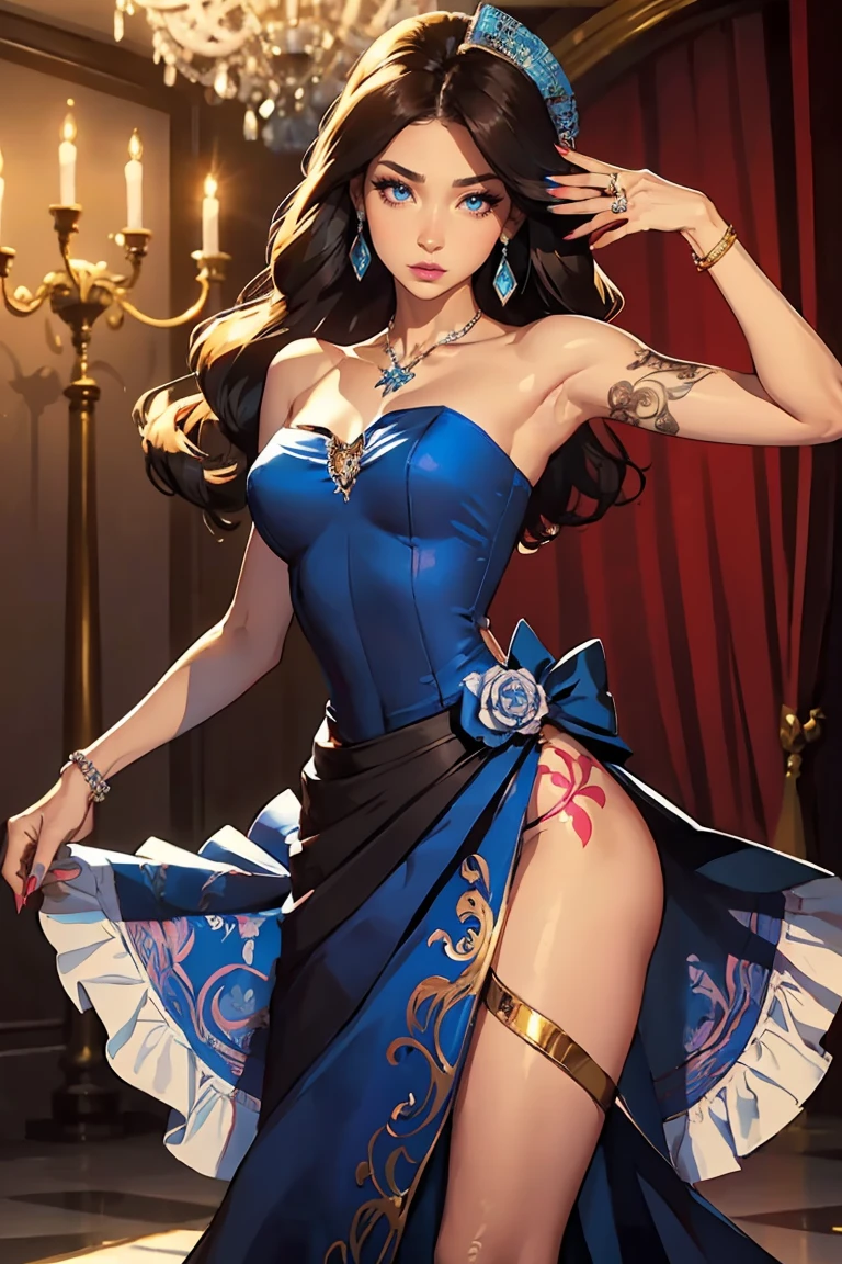 best quality, masterpiece, ultra high res, photorealistic, 1girl, offshoulder, smile