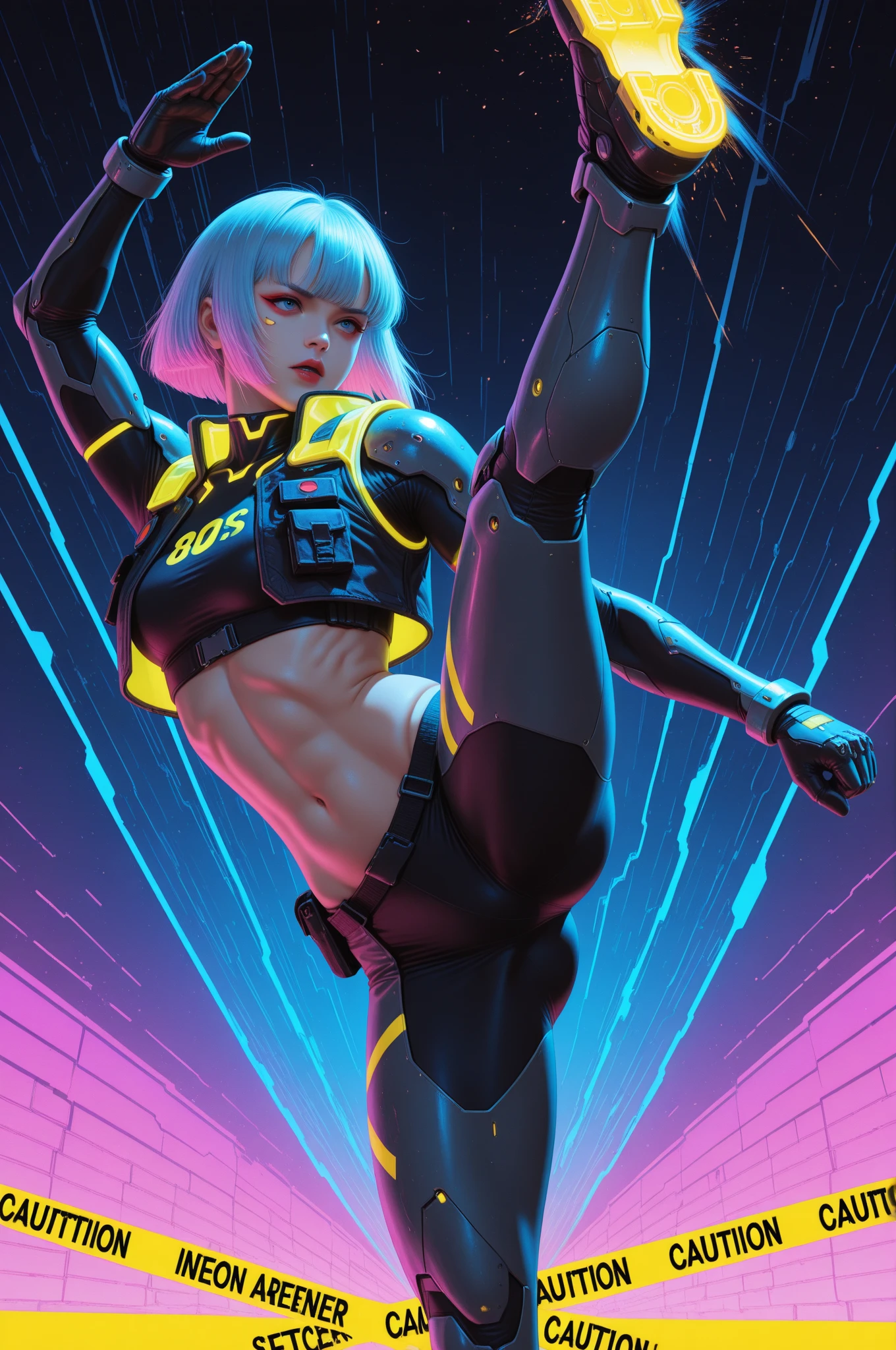 girl,teen, black skin, white hair, mohawk haircut, comic accurate X-Men Storm, exposed breasts, small breasts, naked breasts, topless, vibrant appearance, creative behavior, imaginative, sensual, spontaneous, highest quality, skin texture, intricate details, (cinematic lighting), RAW photo, 8k