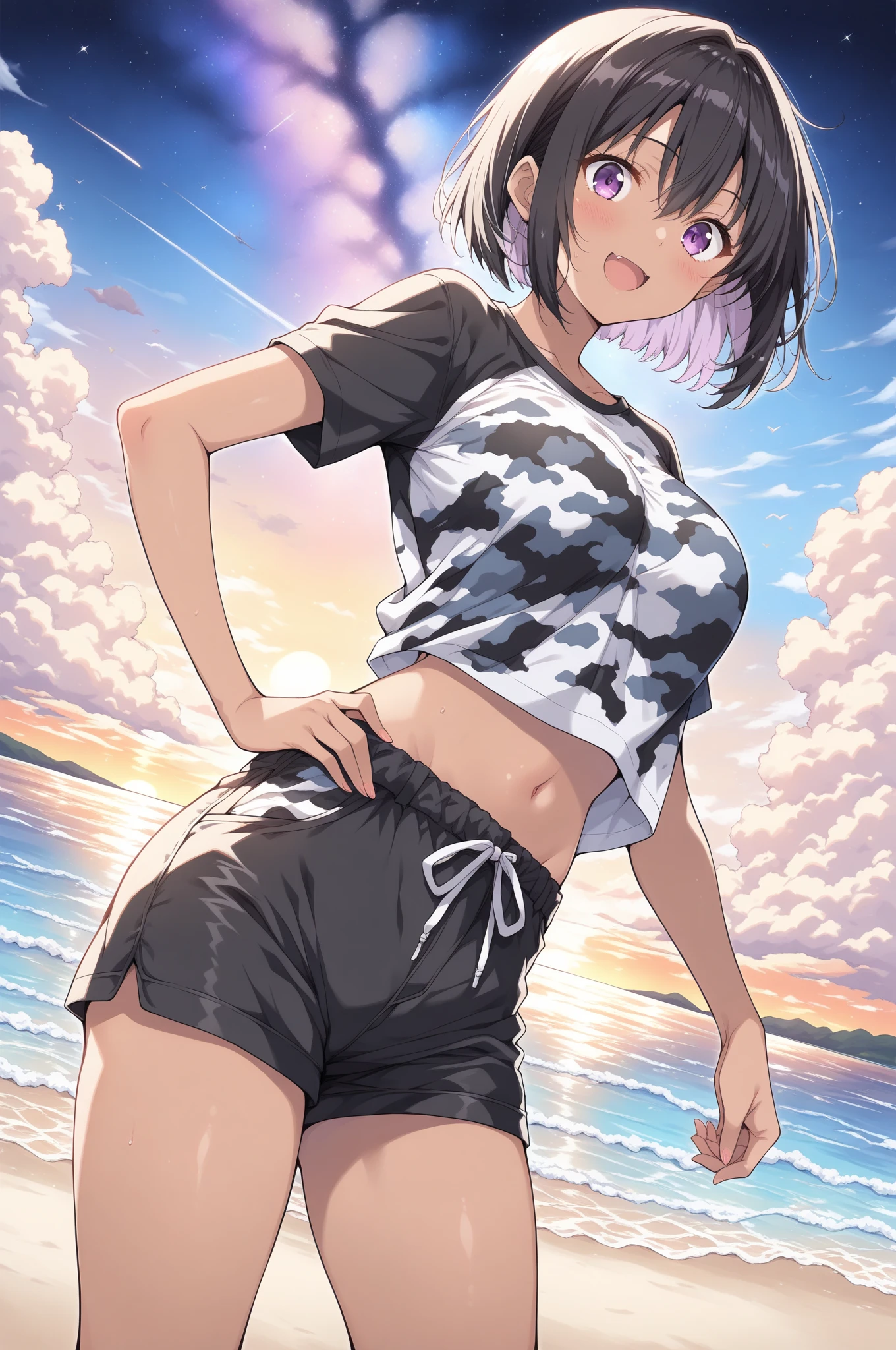 masterpiece, best quality, 1girl, condom belt, kuchikirukia,
