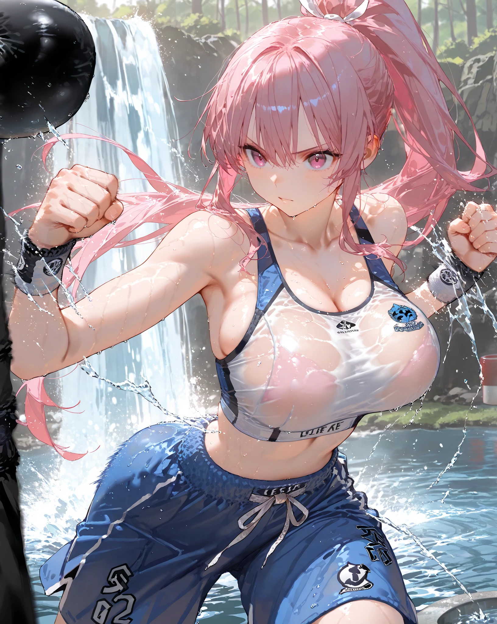 The line texture is clearer, revealing the areola head,
