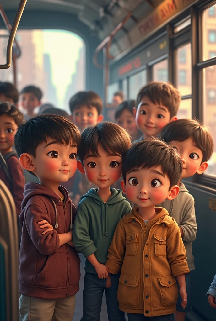 Children searching for a card inside a clothe store, treasure hunt, ??? gain a Christmas Card, 8K, High Quality, Photorealistic