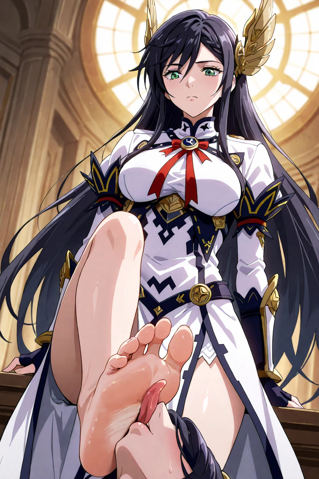 (((Sailor Mars))), Black long hair, Red elbow pads White long gloves, (Sailor Warriors Sailor Warriorsのコスチューム:1.479), (The leotard is white:1.7), The collar and chest ribbon of the sailor uniform are red., The thin fabric of the costume clings to the skin, 1Female junior high school students, (blush Patience face), ((Slender figure Beautiful Skin)), Highest quality, High resolution, masterpiece, (Beautiful vagina Beautiful clitoris), (With a 30-year-old black mafia man, penis:1.4), Complete limbs, (Mating press:1.2), ((((penis enters vagina)))), (Beautiful crotch), A beautiful girl spreads her legs., ((Binding, Restrained by rope:1.4)), Sailor Warriors fuck a guy fully clothed, (((Very cute small face)))