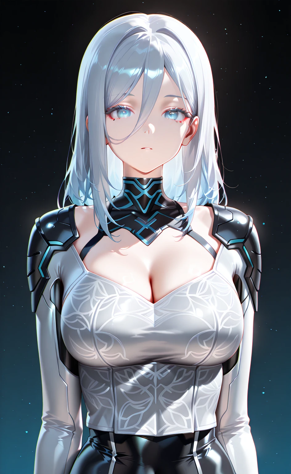 Mechanical Creature, ((Masterpiece, top quality, high resolution, highly detailed CG unified 8K wallpaper)), (huge stunning goddess shot, very hot and sexy, jaw-dropping beauty, perfect proportions, beautiful body, slim body beauty:1.3), A mechanical creature appears in a city and hunts humans, (a multi-legged creature covered in white armor all over its body, helmet-like head shape, multiple sensor-like eyes, black and white body with a plastic sheen:1.3), brutal and emotionless,