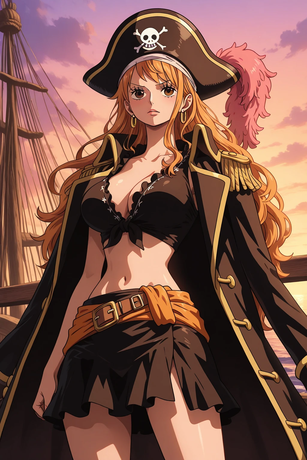 Garota de anime, nami, one piece sexy
