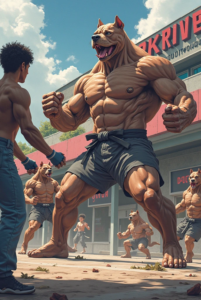 (Mad Magazine cover) A muscular bald man with a wide grin, a classic Alfred E. Newman face, in a heroic one-punch pose, the bloody remains of a monster strewn across a panicked crowd in downtown Tokyo, dynamic action, cinematic lighting, digital painting, highly detailed, 8k, photorealistic, dynamic composition, dramatic atmosphere, striking colors, vibrant (title across the top MAD)
