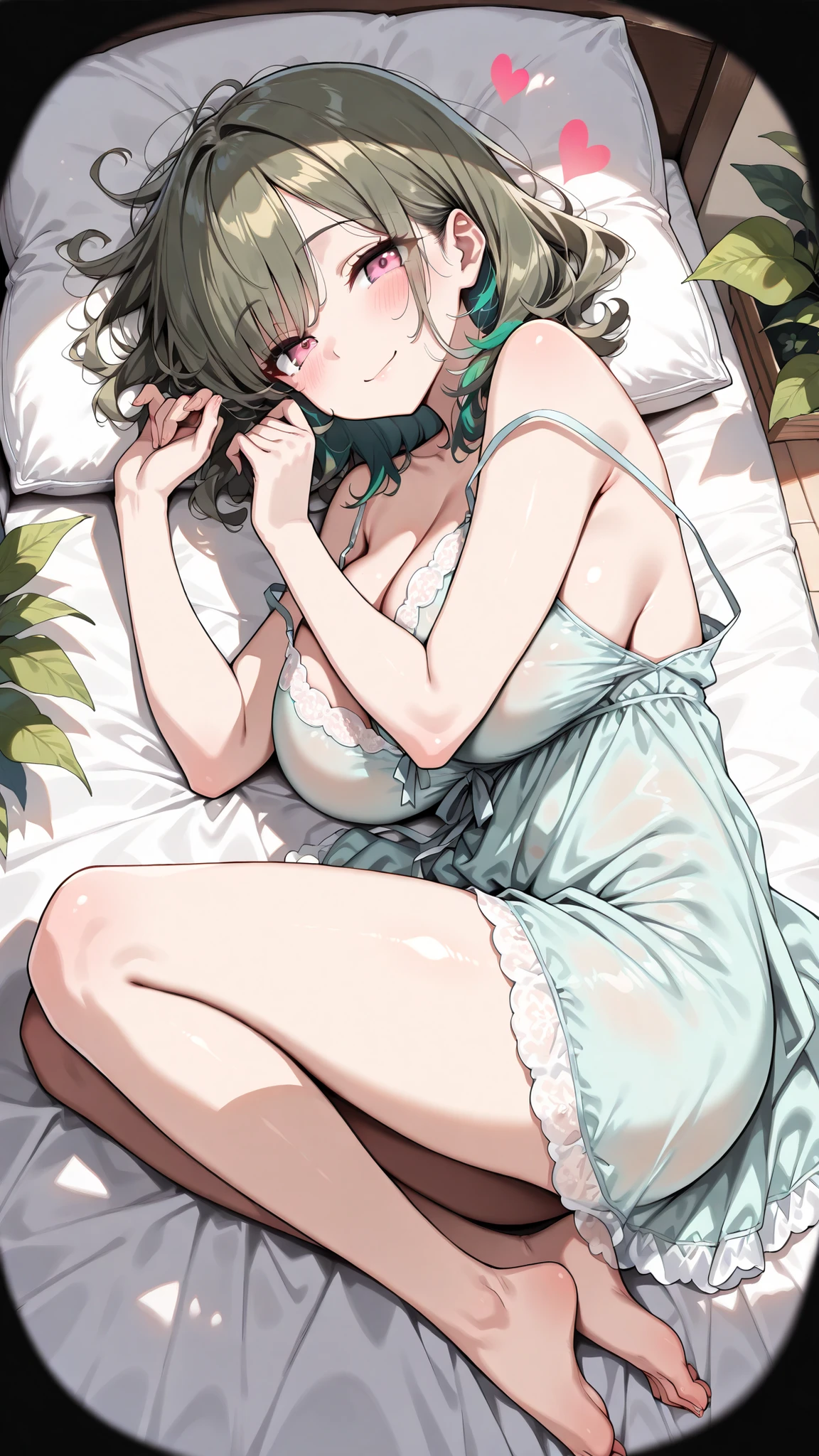 1 girl, the best, masterpiece, HD, (whole body), Symmetrical, alone, (whole body from head to toe), ((moro liberation front)), Slingshot bikini, unrealistic, (( camel toe)), ((((translucent bikini)))), ((((translucent)))), ((((transparent)))), (((transparent clothing))), whole body视图, Gaze towards the camera, ((Isometric pillow diagram)), ((dakimakura)), (Lying in bed),Physically based rendering, beautiful women, Perfect body, Smile, bedroom, Giant breast, barefoot, toe