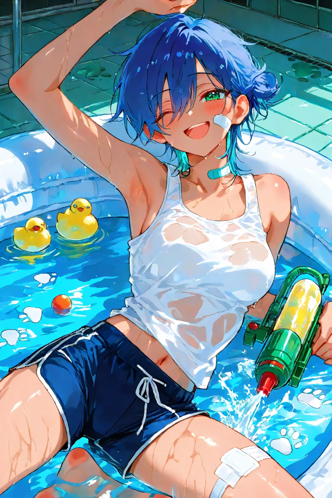 NSFW,masterpiece,Highest quality,High resolution,Super detailed,Sinon\(Sword Art Online\),(Micro Bikini),Embarrassed,excited,Estrus,blush,Sweat,orgasm,Climax,(Squirting),(Middle-aged men),Indoor Pool,(Blowjob),(Deepthroat),Sucking a man&#39;s penis