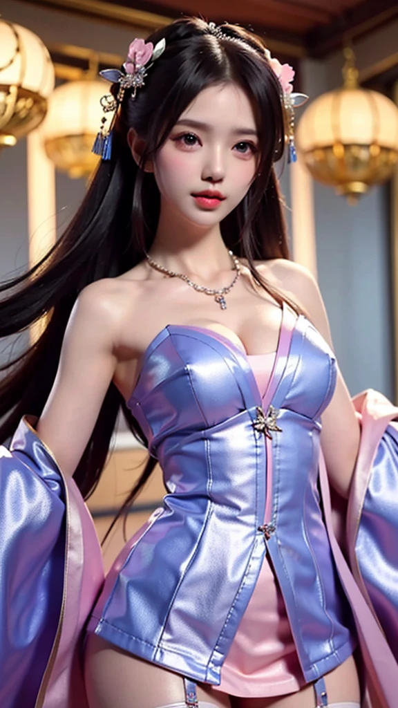 Game Art,CG Animation,Best image quality,Maximum resolution,8K picture quality,(A bust photo),(portrait),(Head close-up),(Rule of Thirds),Unreal Engine 5 rendering works,20 year old girl,((Queen)),The eyes are very detailed,(Large Breasts),Elegance and nobility,Ray Tracing,Game CG,((3D Unreal Engine)),OC rendering reflection mode,4K,Ultra-clear,Translucent lace,Fair and plump figure,Pretty Face,Glossy Gel Coat,The Queen in a luxurious dress,Gorgeous clothing,Luxurious and exquisite jewelry,Colorful makeup,Mermaid Princess,purple eyes,