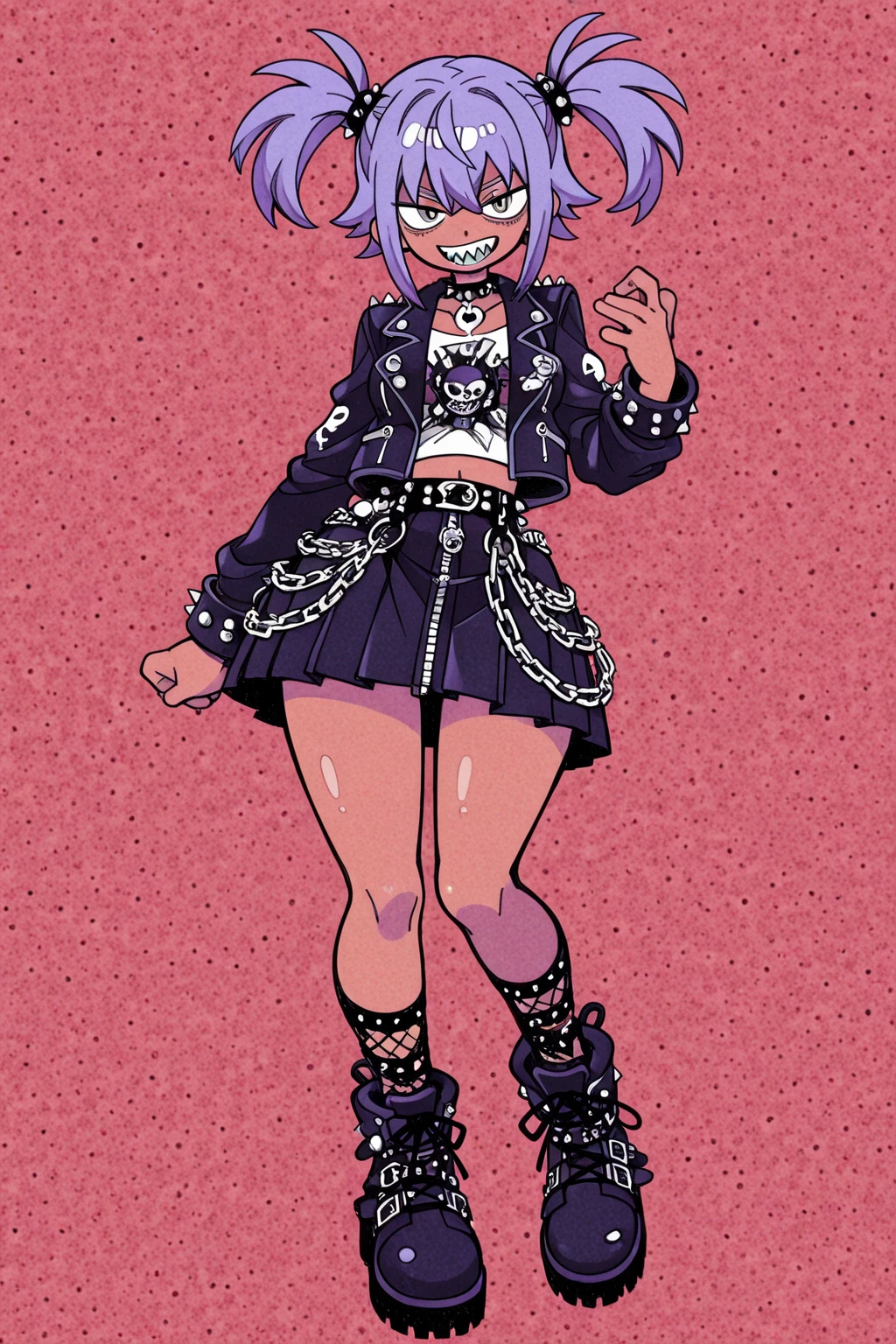 score_9,score_8_up,score_7_up,score_6_up, cozy glow, emo pony, emo fashion, glowing backlight, fashion show, catwalk scene, glitter, whimsical, enchanted, magical, fantasy art concept, intricate details, smug smile