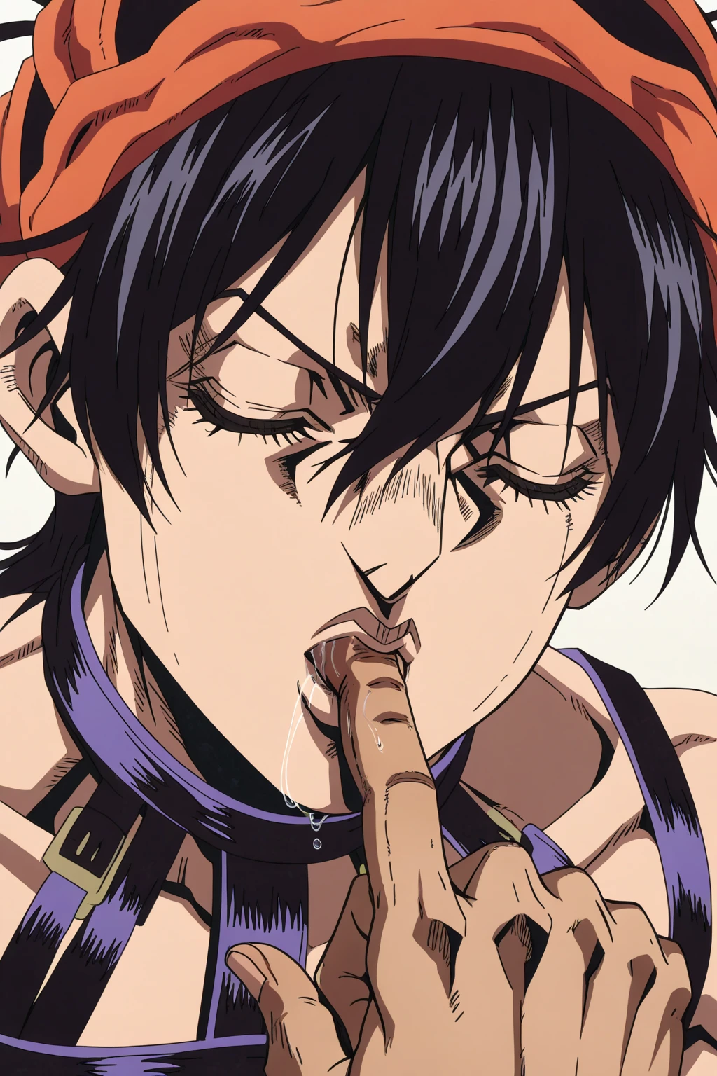 rating_explicit, lady (from devil may cry 5:1.1), black short hair, green eyes, perfect face, doggystyle sex