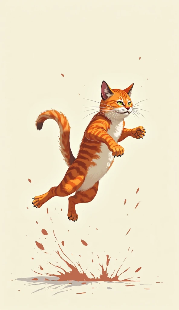 Jumping cat