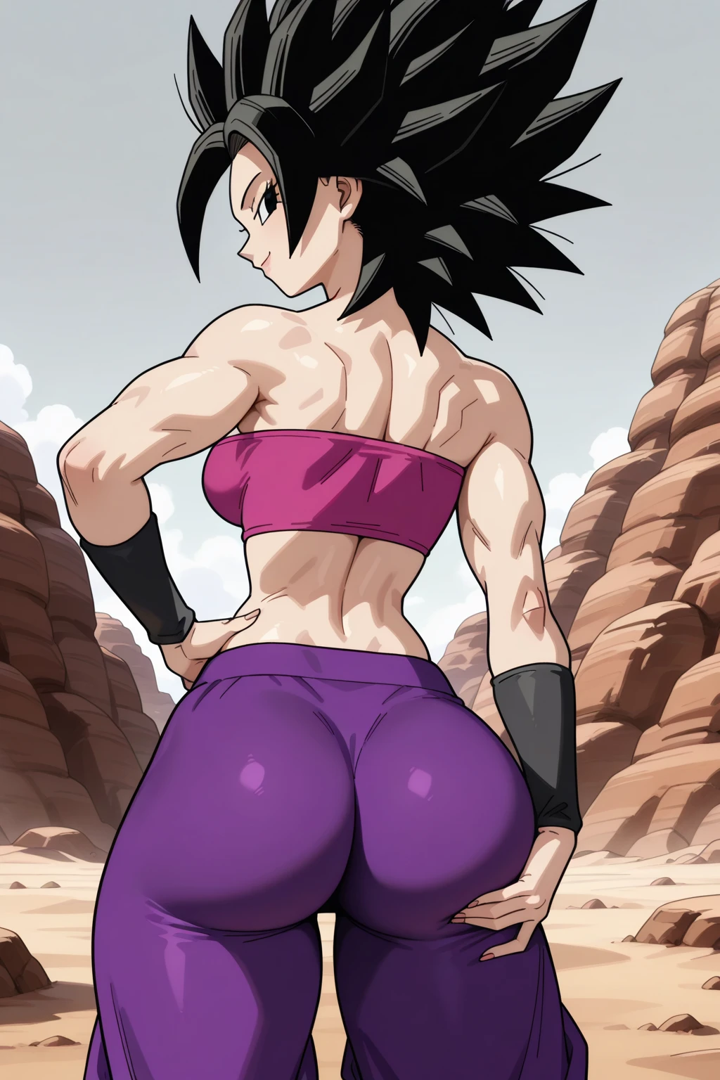 Caulifla naked with big tits and big ass