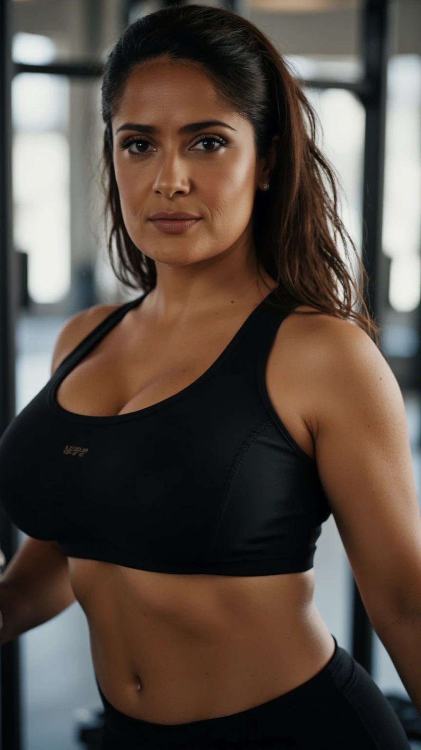 midnight,hotel,on the sofa,1women,40 yearsold,fat,long breasts,sweat,Sport wear,japanese,darkness,faint light,low brightness,((fullbody)),Ultra realistic photo