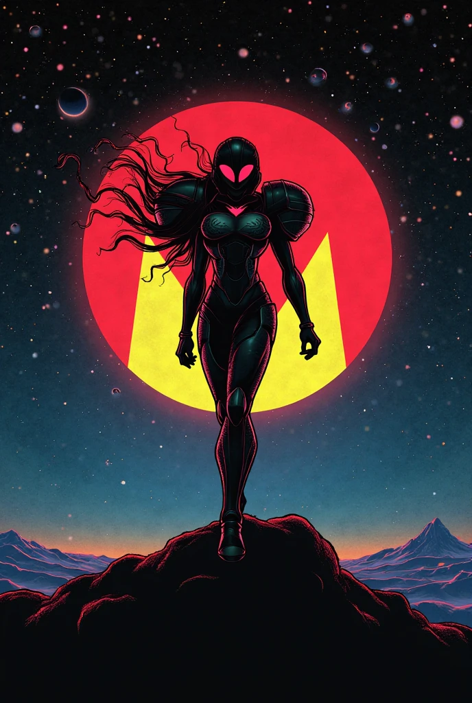 ((full body):1.5) {1/woman}: wearing black wick suit with golden parts ((extremely tight on body):1.5), ((has extremely large breasts):1.5), has very short and slick blue hair, green eyes, ((looking at the viewer doing standing sexual poses):1.3), red lipstick on his mouth, holding futuristic weapons. In a futuristic lab in front of the lab exit ((tamed with dimensional monsters):1.5), Hyperrealism, 16k, masterpiece, anatomically correct, award winning, best quality, high quality, high details, UHD
