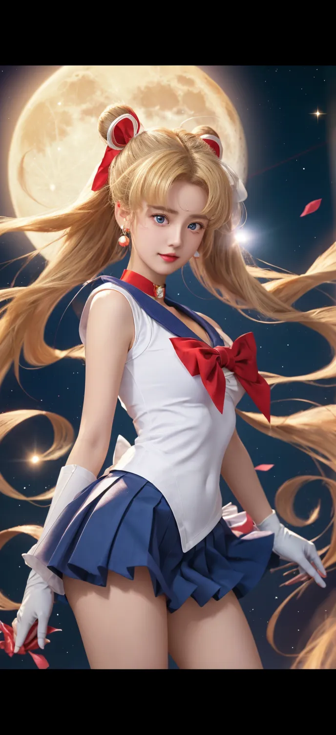 high-level image quality、Sailor Venus Costume、orange colors、Large ribbon on the chest of Sailor Venus、Photo,White panty、Orange high heels for Sailor Venus、rialistic photo、An ultra-high picture quality、Panties showing off a rolled up skirt、Beautiful armpits、Beautiful white panties、Live-action quality、Crotch wide open、I can see my panties.、Beautiful facial features、beautiful thigh、Ultra mini skirt、sailorvenus、poneyTail、Spread your crotch wide、a close up of a woman in a costume posing for a picture, White panty、A sexy、Anime girl cosplay, Sailor Moon Style, Anime Cosplay, Beautiful armpits、Beautiful navel、Sailor Moon!! Beautiful, cosplay foto, Cosplay, Real Photographics, Inspired by Yang J