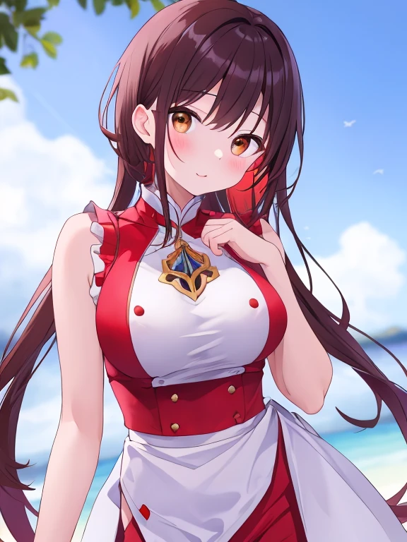 beidou, <lora:beidou-lora-nochekaiser:1>,
beidou, black hair, (eyepatch:1.5), hair ornament, hair over one eye, hair stick, long hair, one eye covered, (red eyes:1.5), (small breasts:1.2), <lora:talkmouth_I_v100:1>,
BREAK black gloves, boots, capelet, cleavage, fingerless gloves, gloves, high heel boots, high heels, highleg, highleg leotard, leotard, thigh boots, (pelvic curtain:1.5),
BREAK outdoors, sea,
BREAK looking at viewer, (cowboy shot:1.5),
BREAK <lyco:GoodHands-beta2:1>, (masterpiece:1.2), best quality, high resolution, unity 8k wallpaper, (illustration:0.8), (beautiful detailed eyes:1.6), extremely detailed face, perfect lighting, extremely detailed CG, (perfect hands, perfect anatomy),