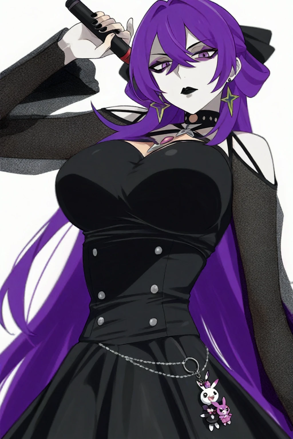 solo, 1girl, best quality, masterpiece, Gothic, dynamic background, gemstone princess, rainbows, moonlight