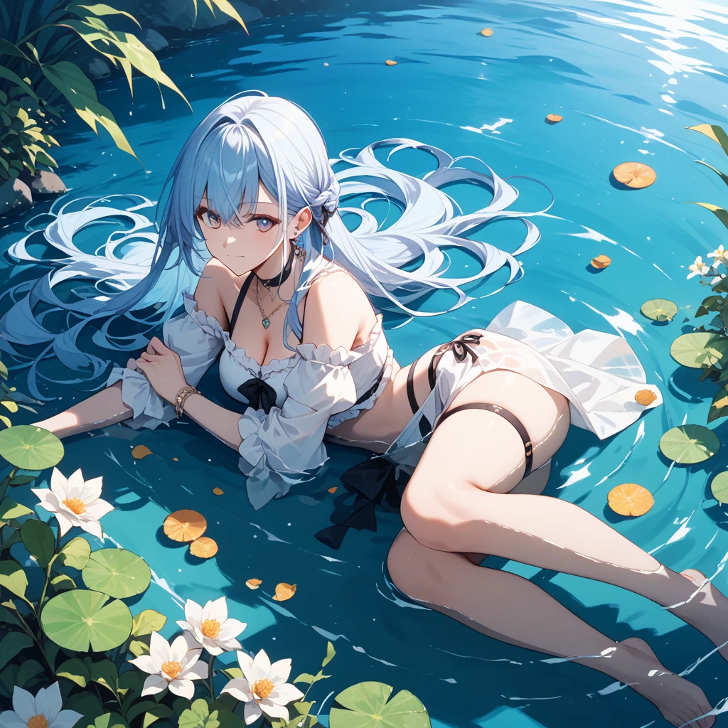 NSFW, sexy, erotic, Create an exceptionally detailed and richly depicted cute anthropomorphized girl representing the essence of summer, illustrated in a high-quality anime style. A young woman cleaning the poolside with a deck brush under the scorching sun, wearing a swimsuit that is practical for the task, diligently scrubbing the poolside with water splashing around her, the scene depicted with highly detailed and realistic textures capturing the reflections of sunlight on the water and her wet skin, set against a backdrop of a clear blue sky and lush green trees, the vibrant atmosphere of summer clearly conveyed through the realistic anime style, with careful attention to proportions, precise textures, realistic lighting and shading, ensuring there is no blurriness or distortion, and maintaining correct perspective and natural movement, enhanced by photorealistic, highly detailed, realistic lighting, accurate proportions, precise textures, realistic 3D, 3D rendering, sharp focus, and dramatic lighting tags --max --rt--max --rt --high_quality --ultra_detail --intricate_design --extremely_detailed --hyper_realistic